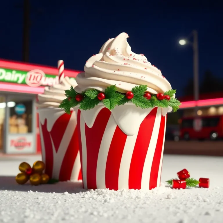 Dairy Queen Unveils Festive Holiday Menu: Peppermint, Nog & More