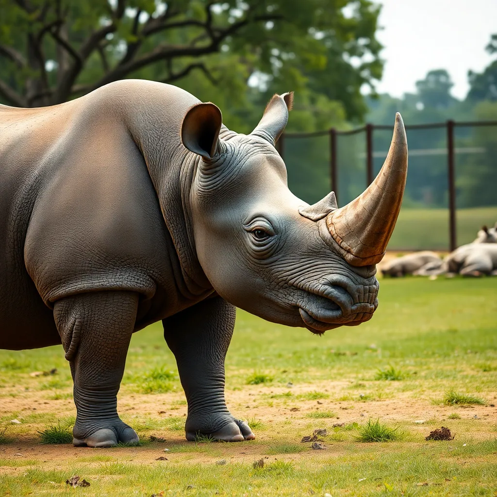 Virginia Zoo Leads Rhino Dehorning for Conservation