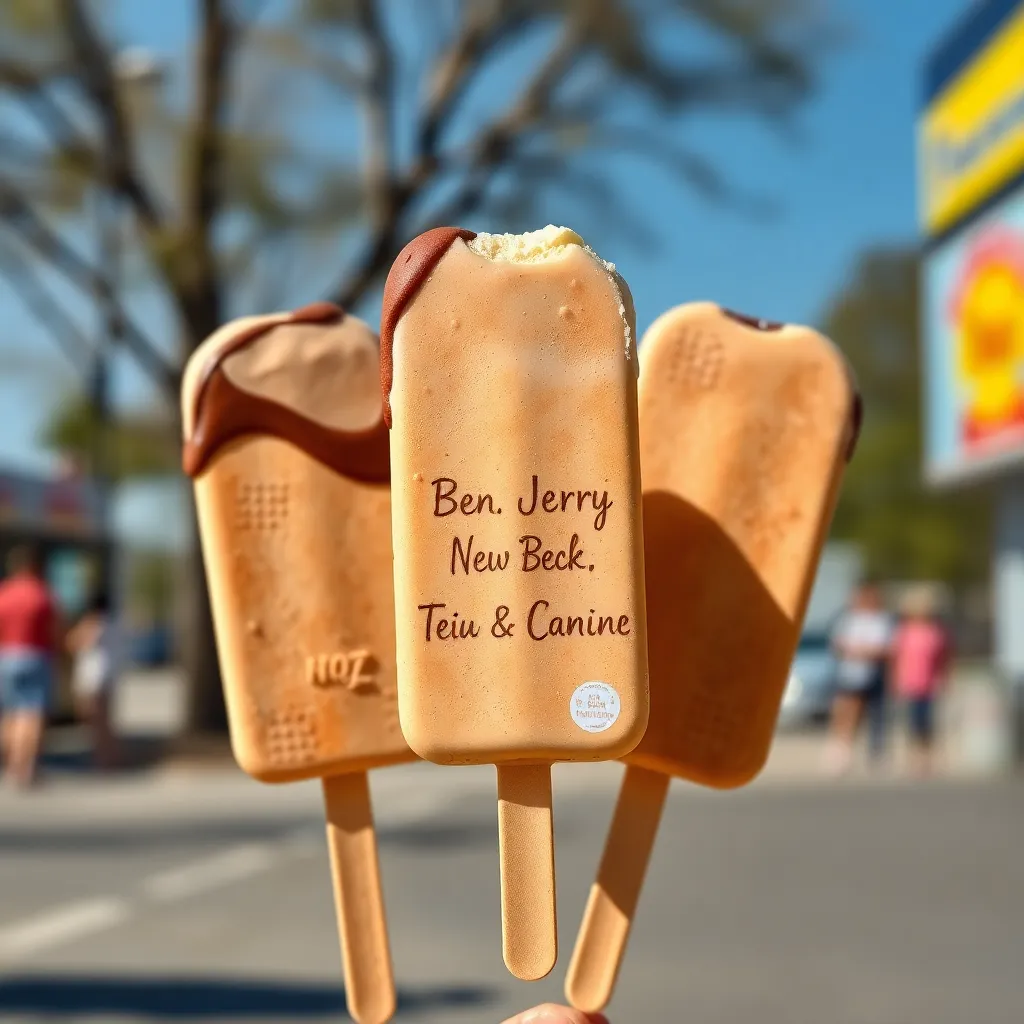 Ben & Jerry's Unveils New Ice Cream Bars: Iconic Flavors on a Stick