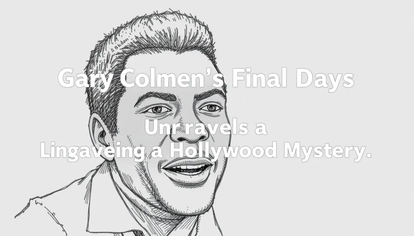 GARY COLEMAN’S FINAL DAYS: UNRAVELING A LINGERING HOLLYWOOD MYSTERY